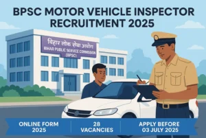 Read more about the article BPSC Motor Vehicle Inspector Recruitment 2025 – Apply Online for 28 Posts