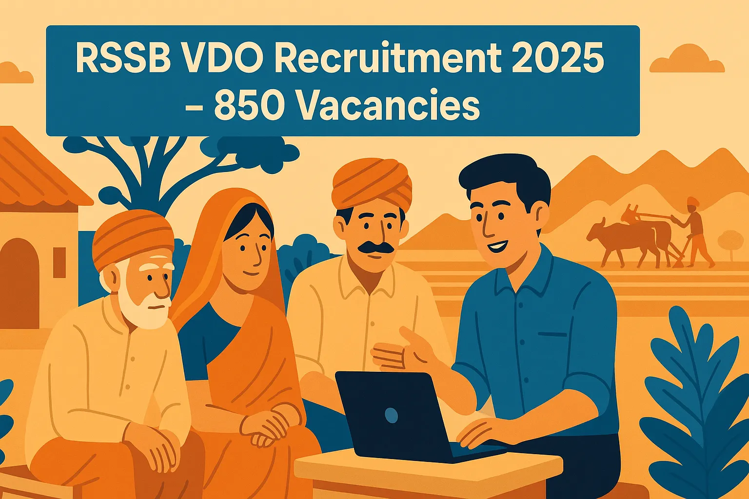 You are currently viewing RSSB Village Development Officer (VDO) Recruitment 2025 – Apply Online for 850 Posts